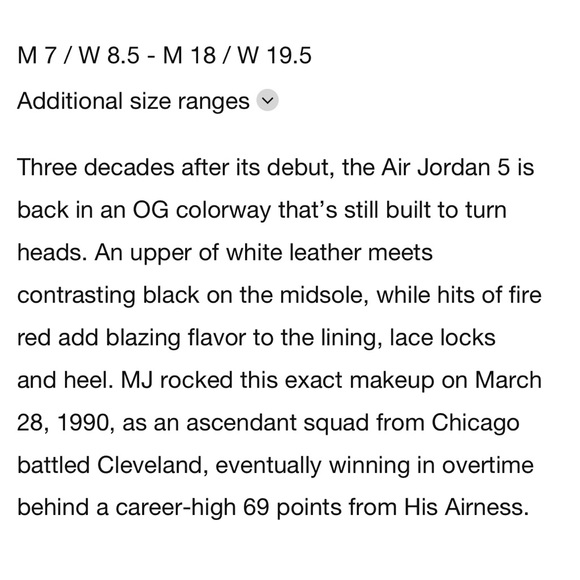 ‼️SOLD‼️NIKE AIR JORDAN 5 FIRE RED SNEAKERS - Picture 8 of 8